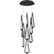 Beyond Devotion LED 17 inch Black Multi-Light Pendant Ceiling Light