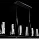 Beyond Devotion LED 47.25 inch Black Linear Pendant Ceiling Light