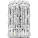 Sarella 2 Light 7 inch Polished Stainless Steel Bath Vanity & Wall Light in Heritage