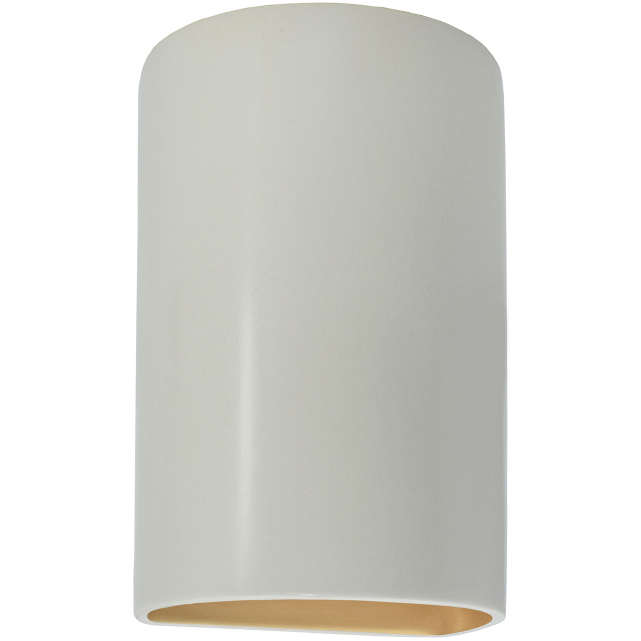 Ambiance 1 Light 5.75 inch Matte White Wall Sconce Wall Light in Incandescent, Matte White/Champange Gold