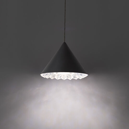 Primrose LED 8 inch Black Mini Pendant Ceiling Light, Beyond