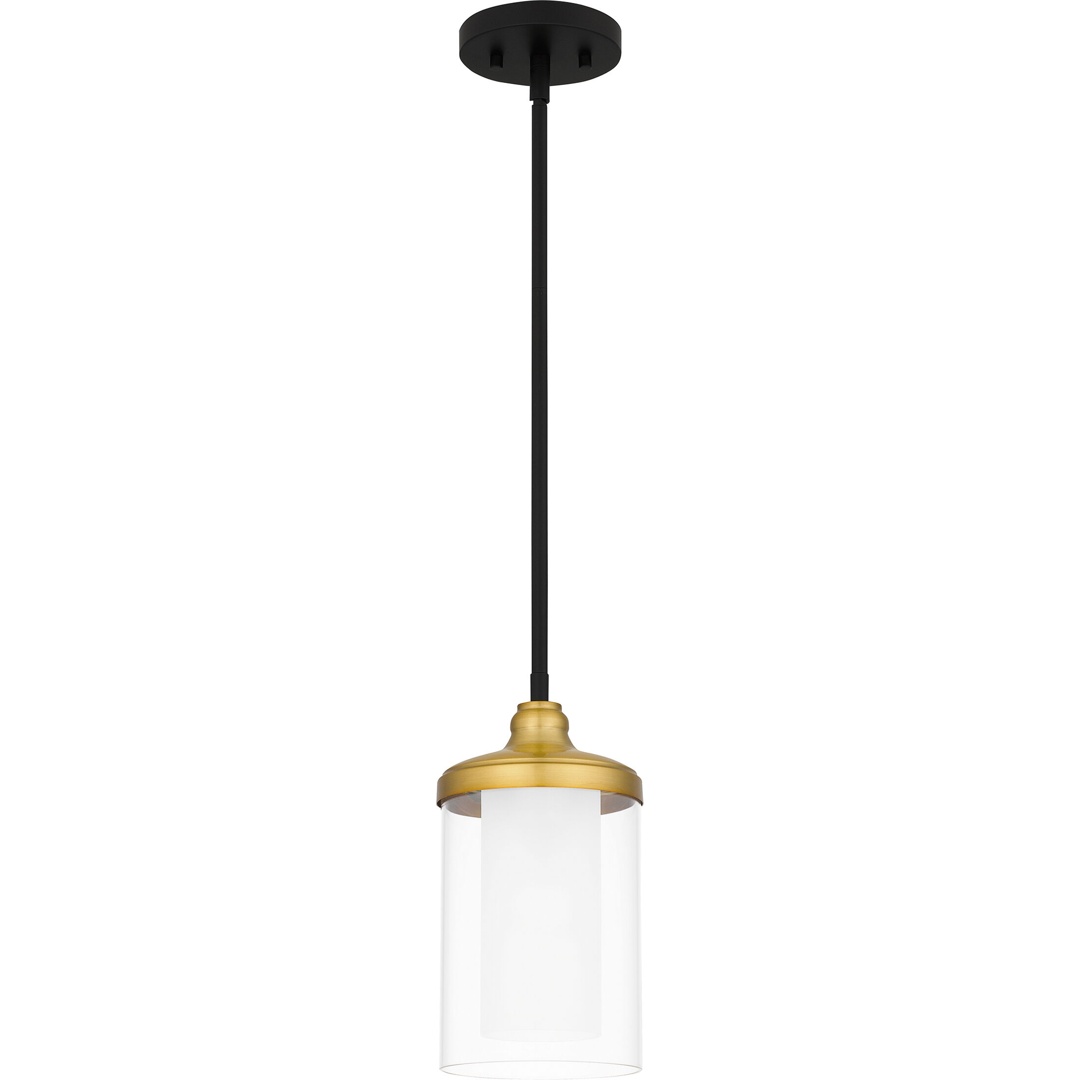 Rowland 1 Light 6 inch Matte Black Mini Pendant Ceiling Light
