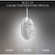 Forever Eden LED 4 inch Polished Chrome with White Rope Mini-Pendant Ceiling Light, White Rope