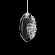 Forever Eden LED 4 inch Polished Chrome with White Rope Mini-Pendant Ceiling Light, White Rope