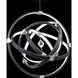Beyond Atomic LED 36.44 inch Black-Brushed Nickel Chandelier Ceiling Light, Beyond
