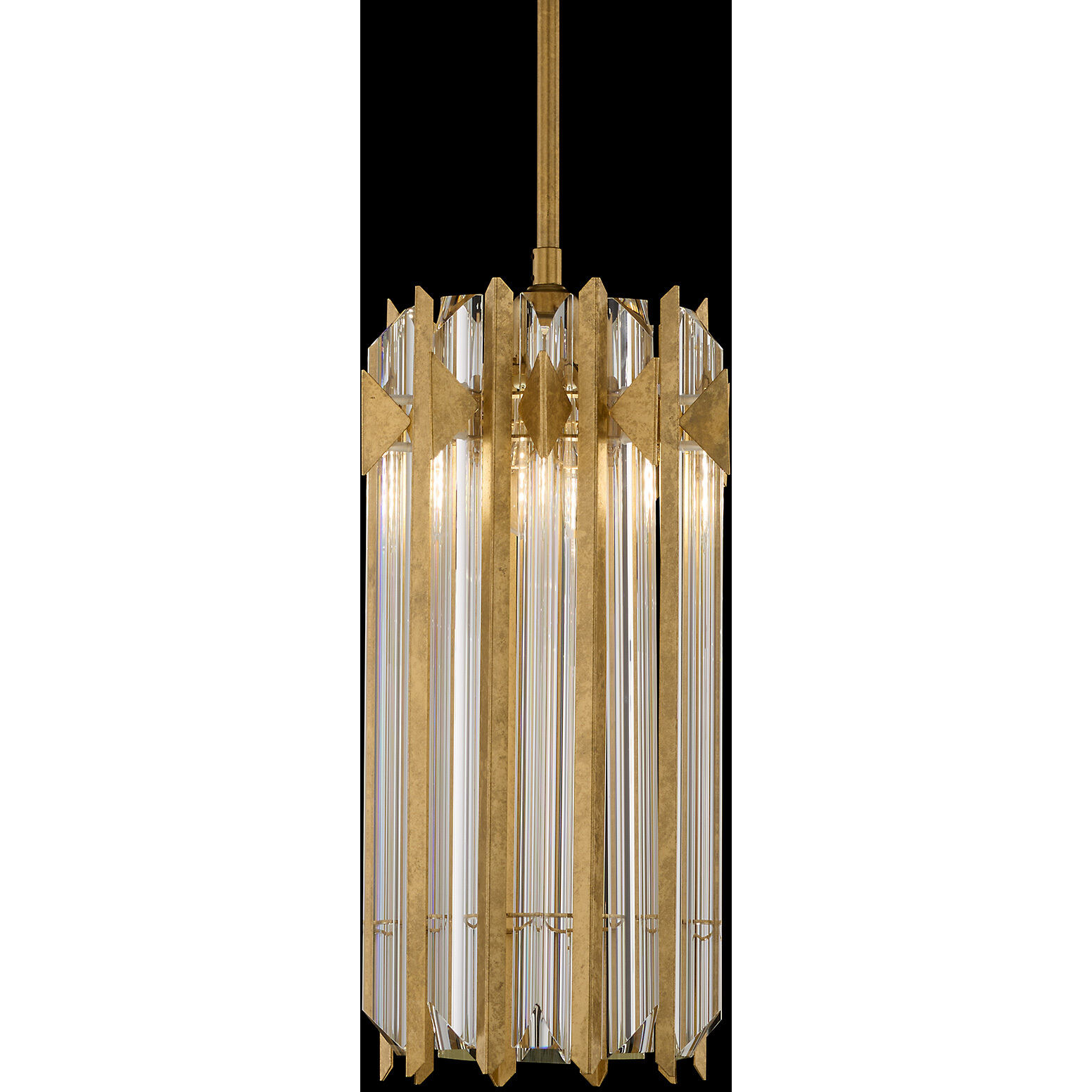 Signature Terina 1 Light 8.5 inch French Gold Mini Pendant Ceiling Light