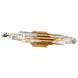 Beyond Organza LED 28 inch Aged Brass Bath Vanity & Wall Light