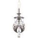 Milano 1 Light 7 inch Antique Silver Wall Sconce Wall Light in Heritage