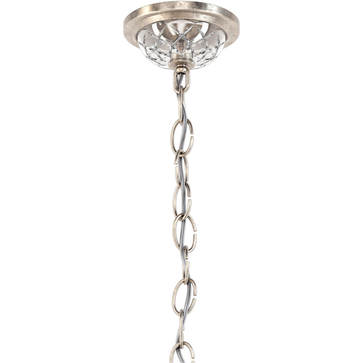 Century 12 Light 30 inch Antique Silver Chandelier Ceiling Light