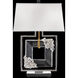 Forever Eva 28.25 inch 7.00 watt Polished Chrome Table Lamp Portable Light in Gold Rope, Gold Rope