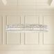 Plaza 24 Light 48 inch Polished Stainless Steel Linear Pendant Ceiling Light in Optic