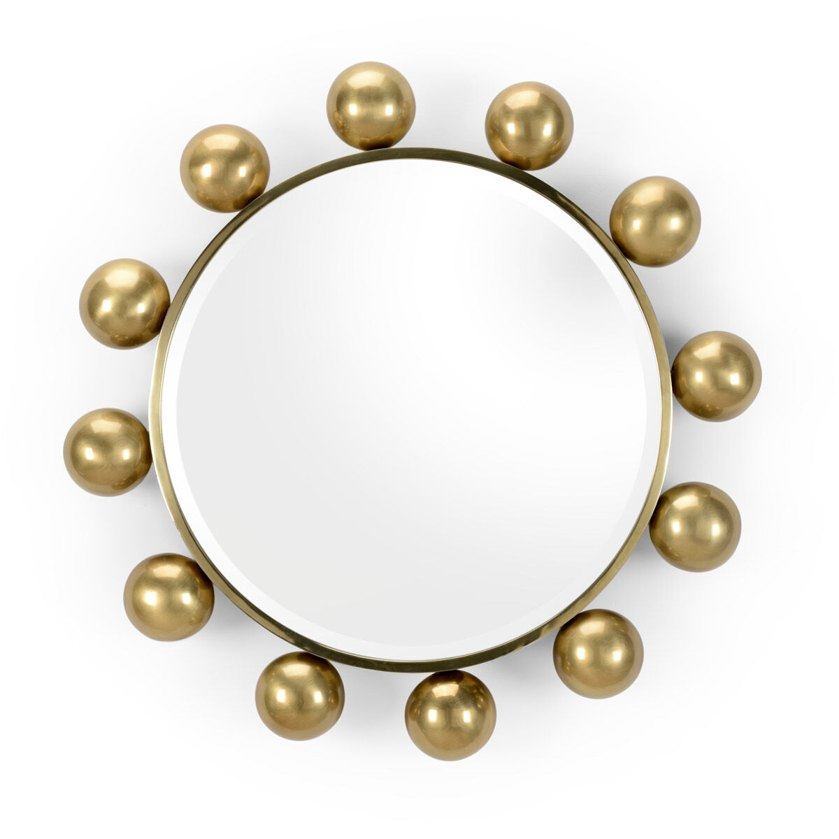 Wildwood 23 X 23 inch Antique Brass/Plain/Clear Mirror