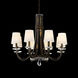 Signature Catalena 8 Light 31 inch Ferro Black Chandelier Ceiling Light