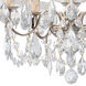 Century 5 Light 17 inch Antique Silver Chandelier Ceiling Light
