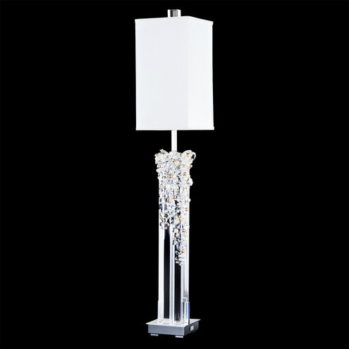 Forever Zoe 37.4 inch 7.00 watt Polished Chrome Table Lamp Portable Light