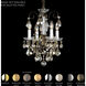 New Orleans 4 Light Black Pearl Chandelier Ceiling Light in Radiance