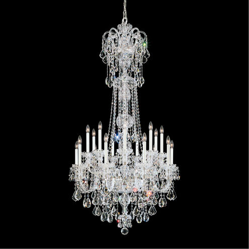 Olde World 23 Light 36 inch Silver Chandelier Ceiling Light in Polished Silver, Olde World Swarovski