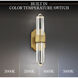 Beyond Silo LED 4 inch Aged Brass ADA Wall Sconce Wall Light