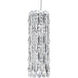 Sarella 3 Light 5 inch Stainless Steel Pendant Ceiling Light in Spectra, Polished Stainless Steel