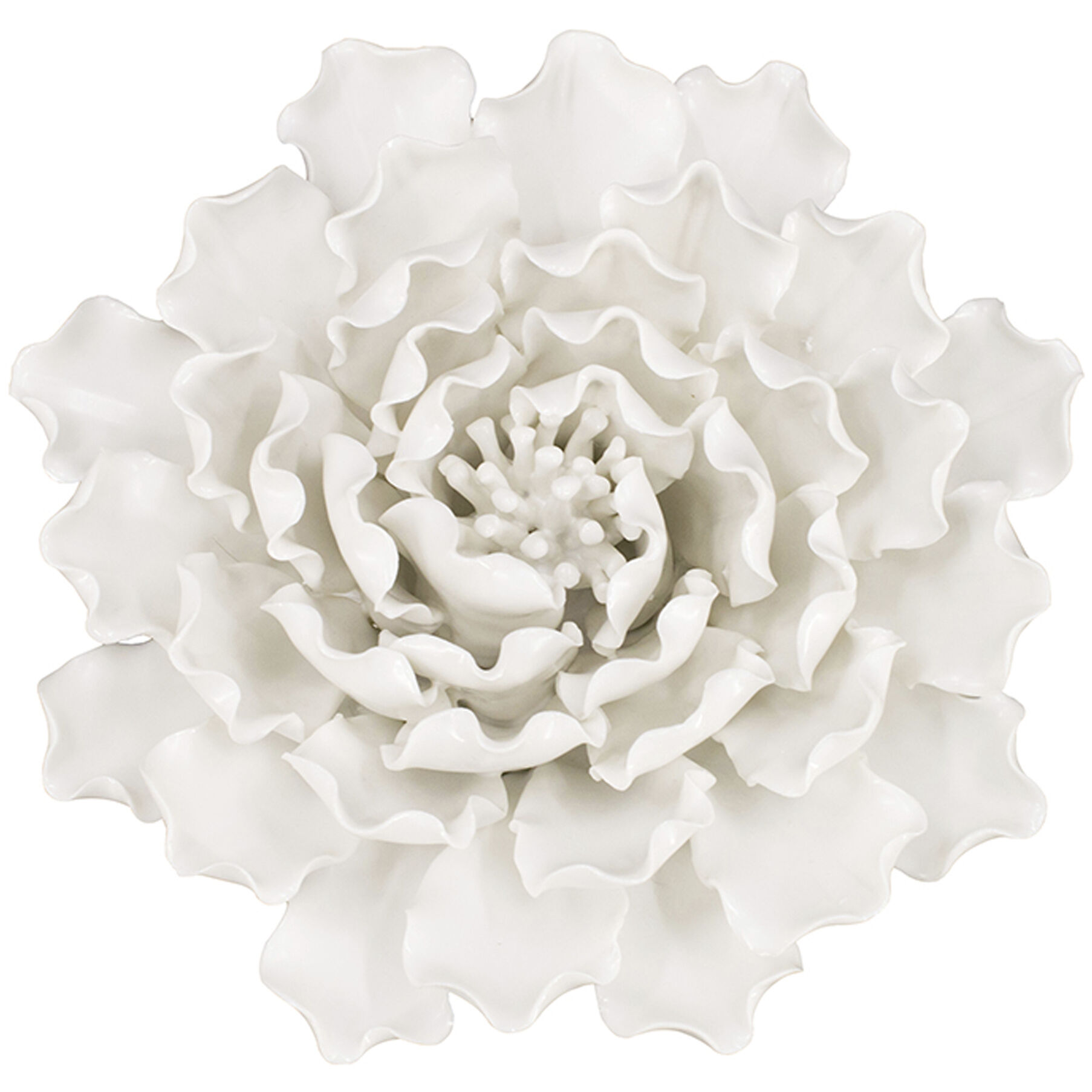 Handmade Flower Cream Wall Art