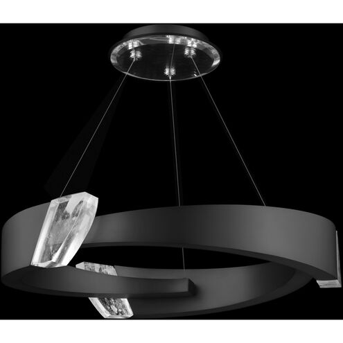 Embrace LED 34.4 inch Black Pendant Ceiling Light, Schonbek Signature