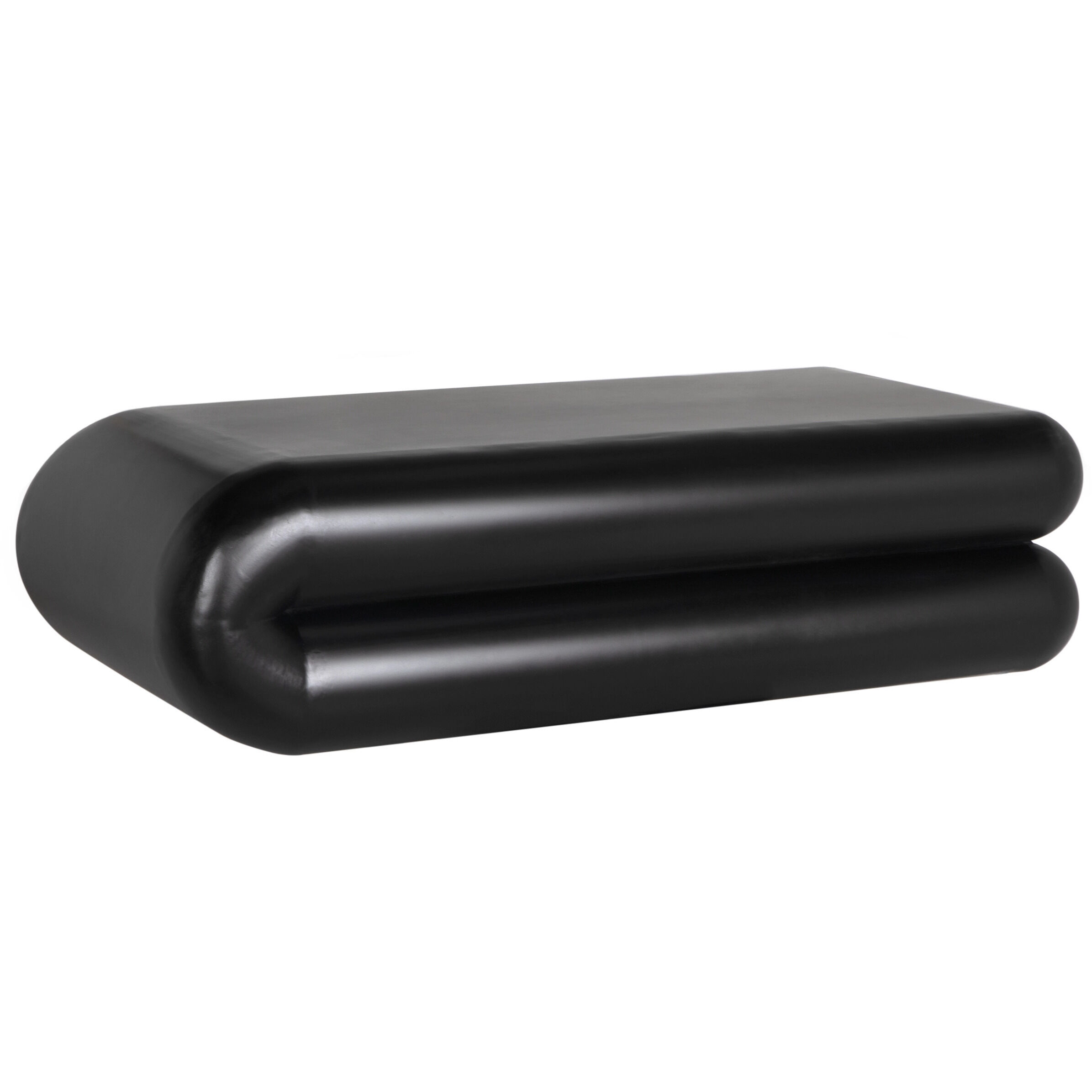 Flexum 64.5 X 34 inch Matte Black Coffee Table