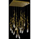 Signature Secret Garden LED Black Multi-Light Pendant Ceiling Light