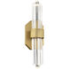 Beyond Silo LED 4 inch Aged Brass ADA Wall Sconce Wall Light