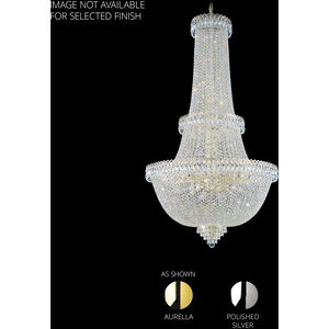 Camelot 57 Light Polished Silver Chandelier Ceiling Light in Optic