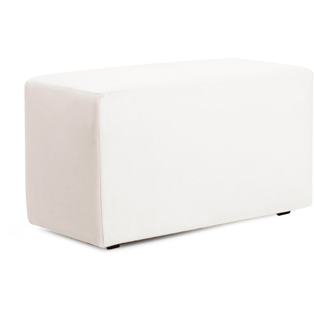 Universal Avanti White Bench with Slipcover