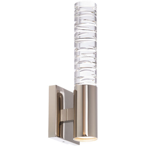 Cru LED 4 inch Polished Nickel ADA Wall Sconce Wall Light, Beyond