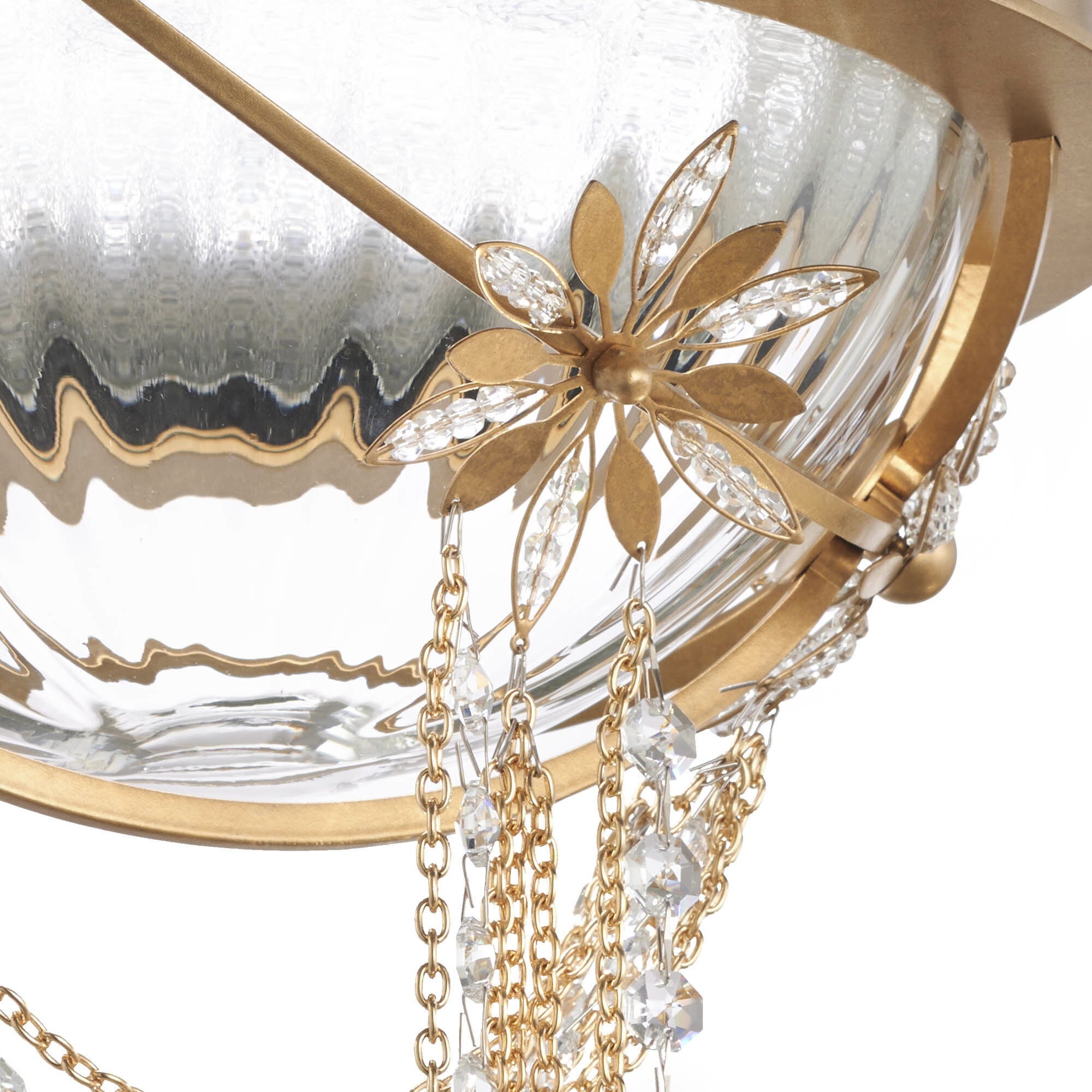 Forever Revere LED 11.75 inch Heirloom Gold Flush Mount Ceiling Light