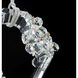 Forever Embelish LED 4.5 inch Polished Chrome with White Rope Mini-Pendant Ceiling Light, White Rope