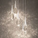 Beyond Hibiscus LED 17 inch Polished Nickel Multi-Light Pendant Ceiling Light, Beyond