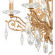 Filigrae 6 Light French Gold Flush Mount Ceiling Light in Filigrae Heritage