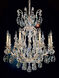 Renaissance 9 Light 26.5 inch Antique Silver Chandelier Ceiling Light in Heritage