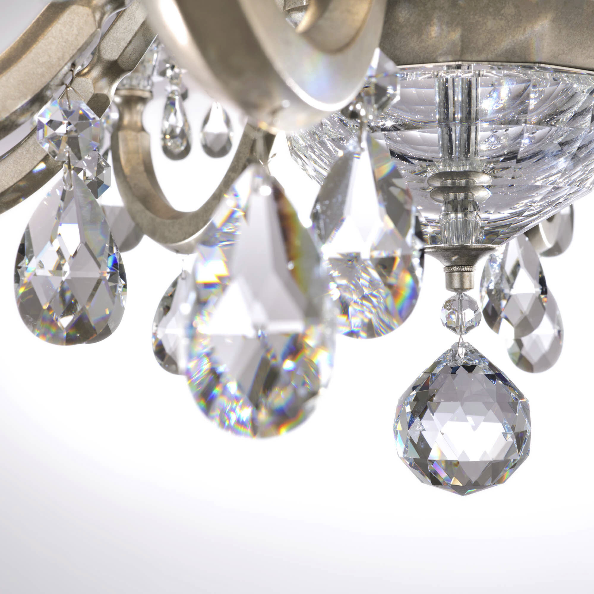 San Marco 12 Light 32.3 inch Antique Silver Chandelier Ceiling Light, Schonbek Signature