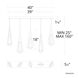 Beyond Devotion LED 5.5 inch Black Multi-Light Pendant Ceiling Light