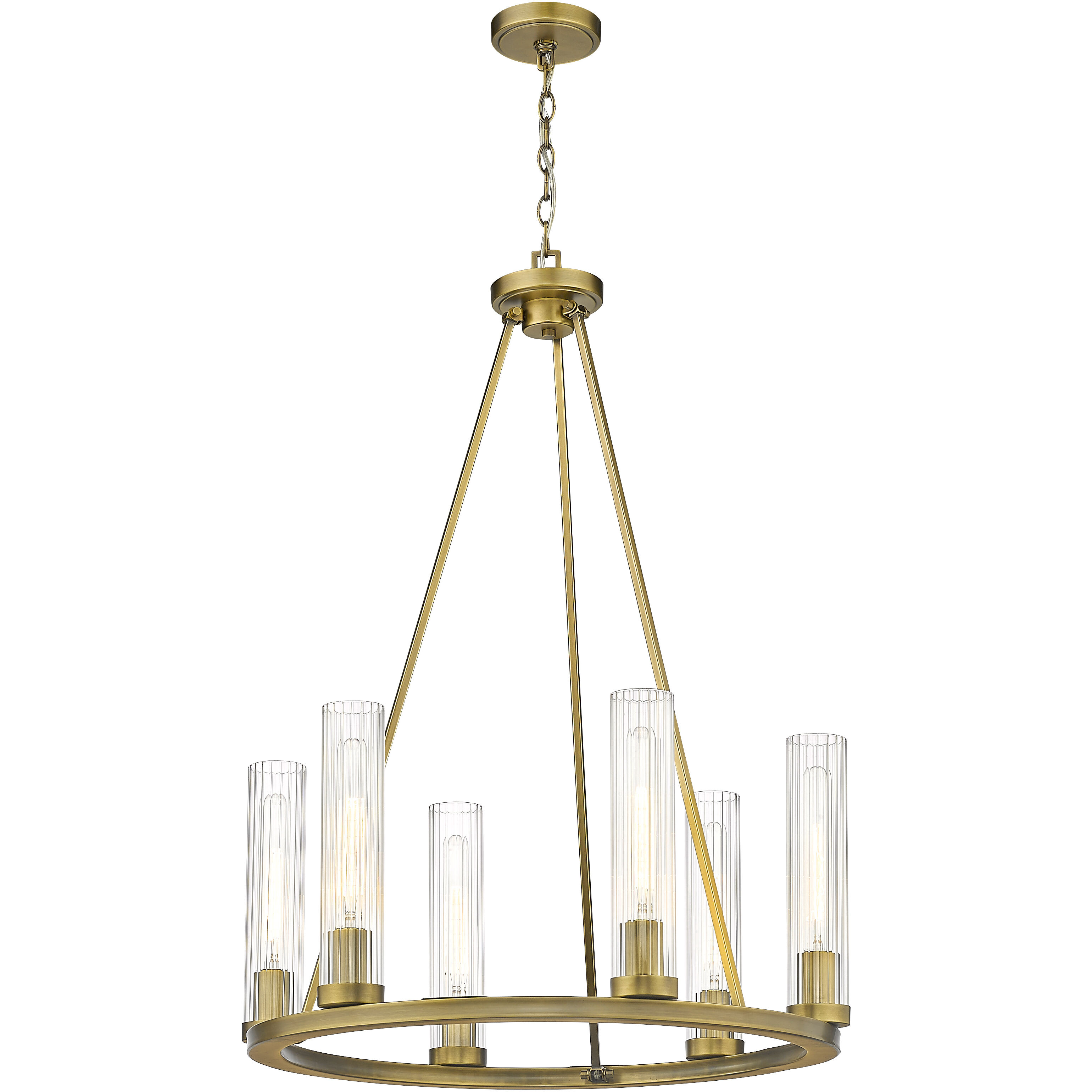 Beau 6 Light 26.00 inch Chandelier