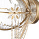 Forever Revere LED 10.25 inch Heirloom Gold Wall Sconce Wall Light