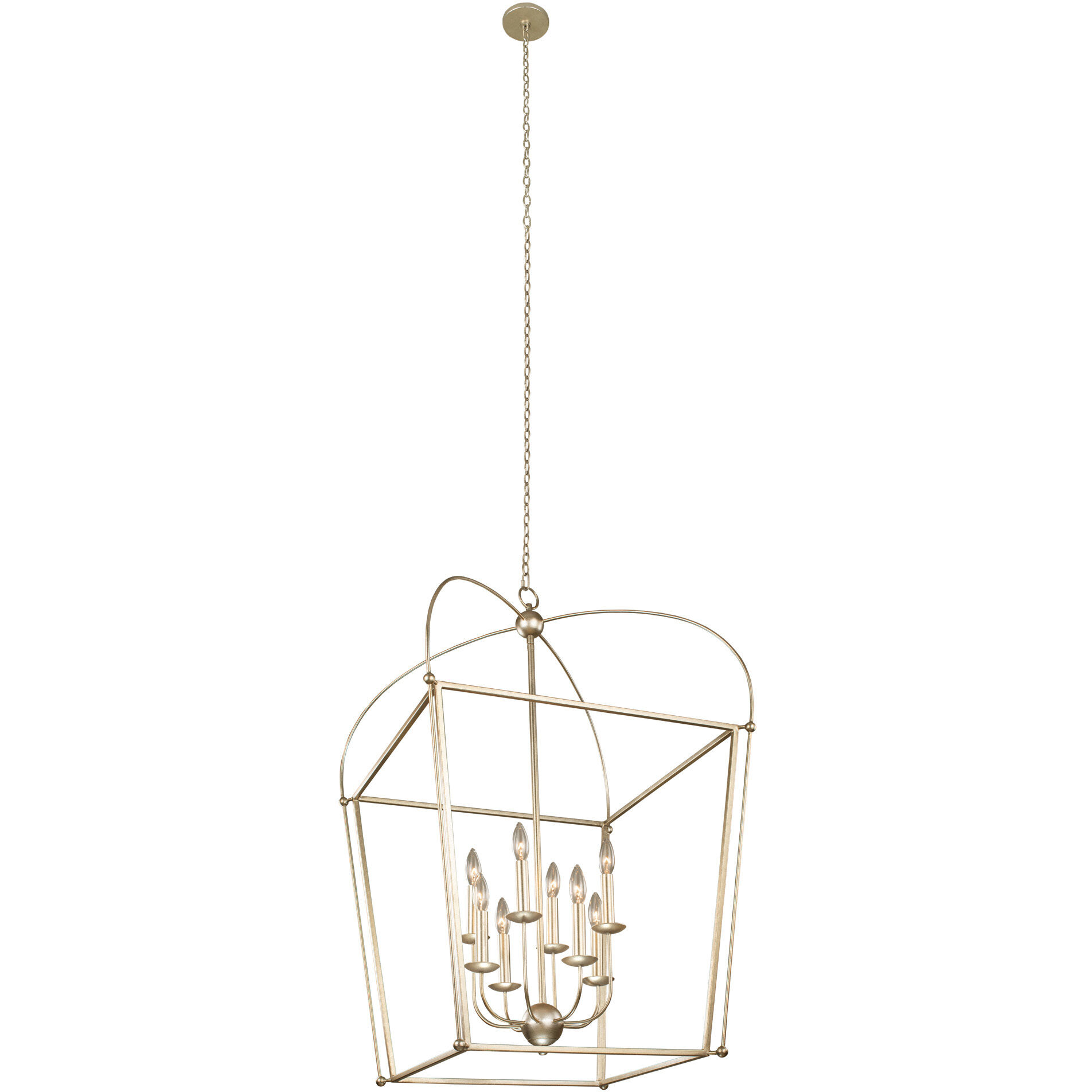 Sutter 6 Light 21 inch Warm Silver Pendant Ceiling Light