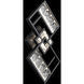 Signature Diamonta LED 3 inch Black ADA Wall Sconce Wall Light