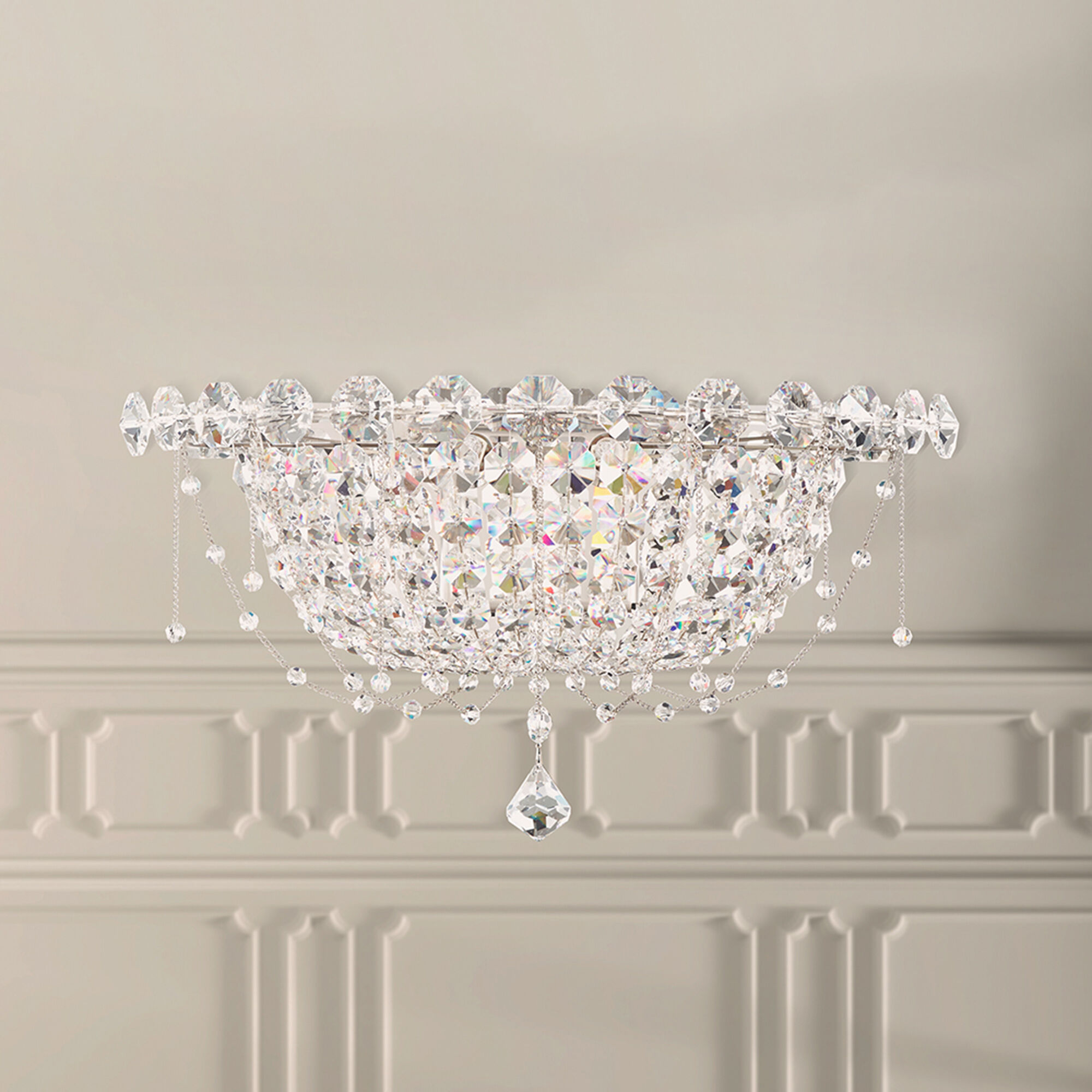 Chrysalita Flush Mount Ceiling Light in Spectra