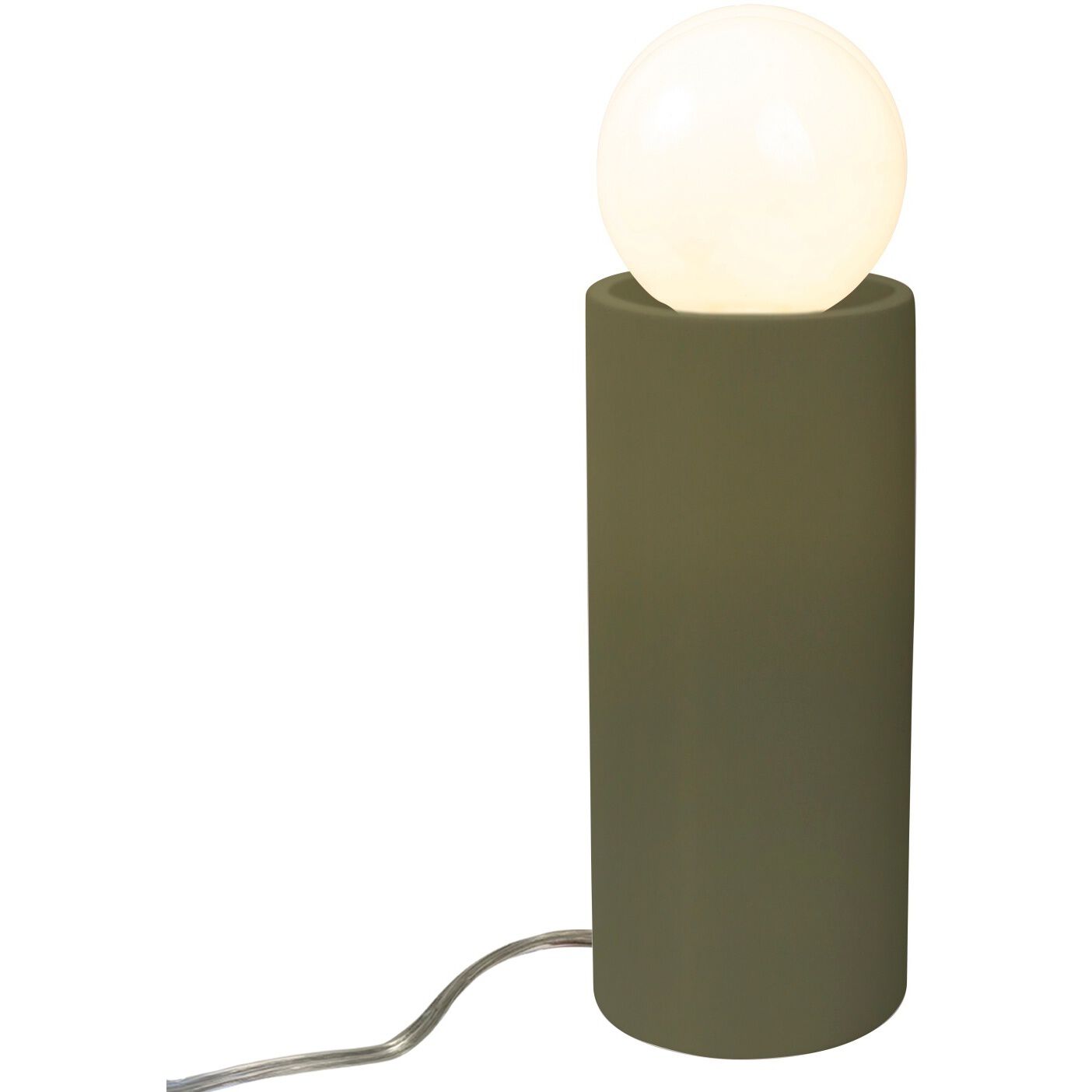 Portable 16.5 inch 60.00 watt Matte Green Portable Lamp Portable Light