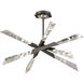 Beyond Solitude LED 28.5 inch Antique Nickel Semi-Flush Mount Ceiling Light