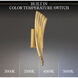 Forever Mysterie LED 7.38 inch Aged Brass Wall Sconce Wall Light