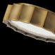 Signature Tarte LED 11.75 inch Aged Brass Flush Mount Ceiling Light