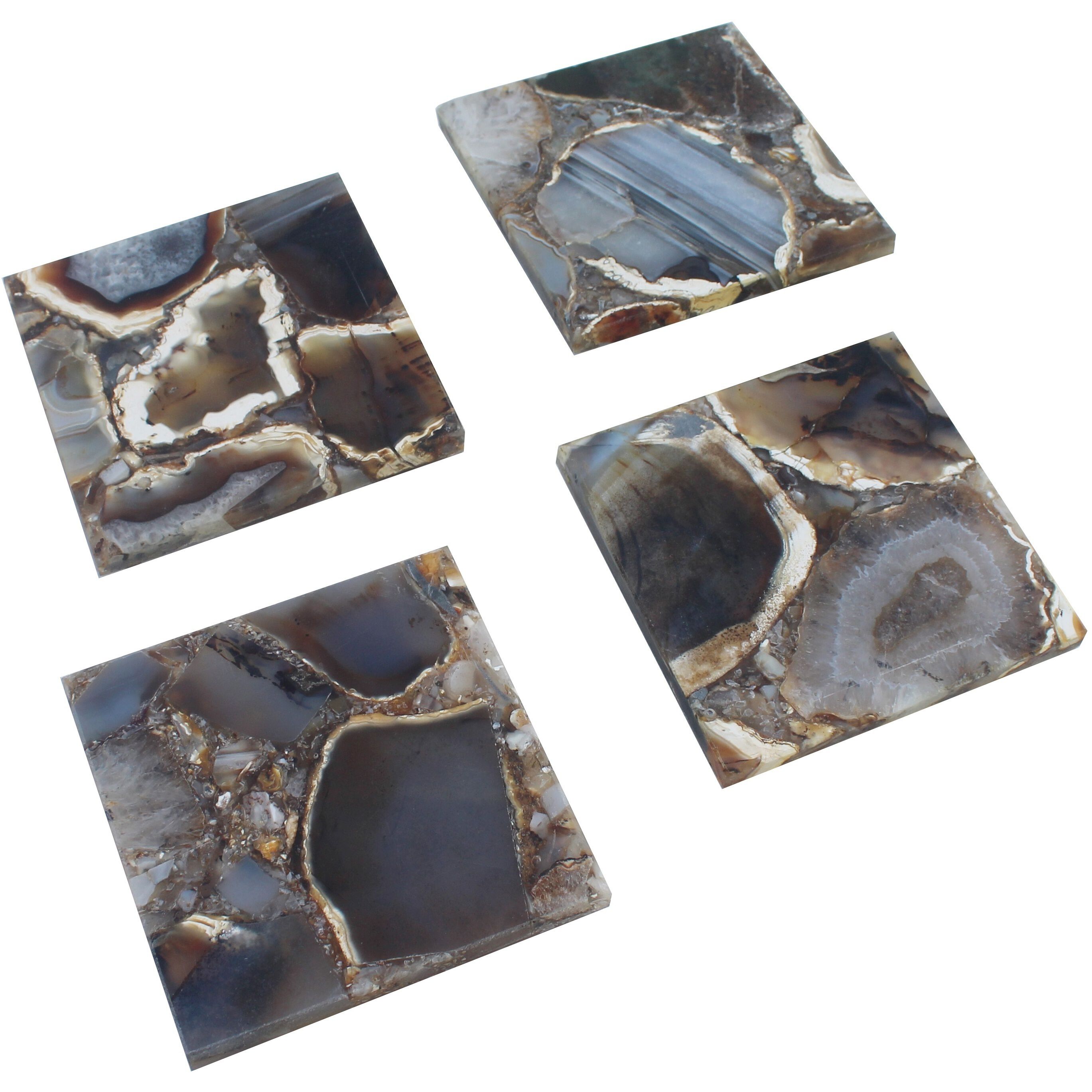 Agate 3.90 inch Coasters