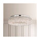 Sarella 12 Light 24 inch White Flush Mount Ceiling Light in Swarovski