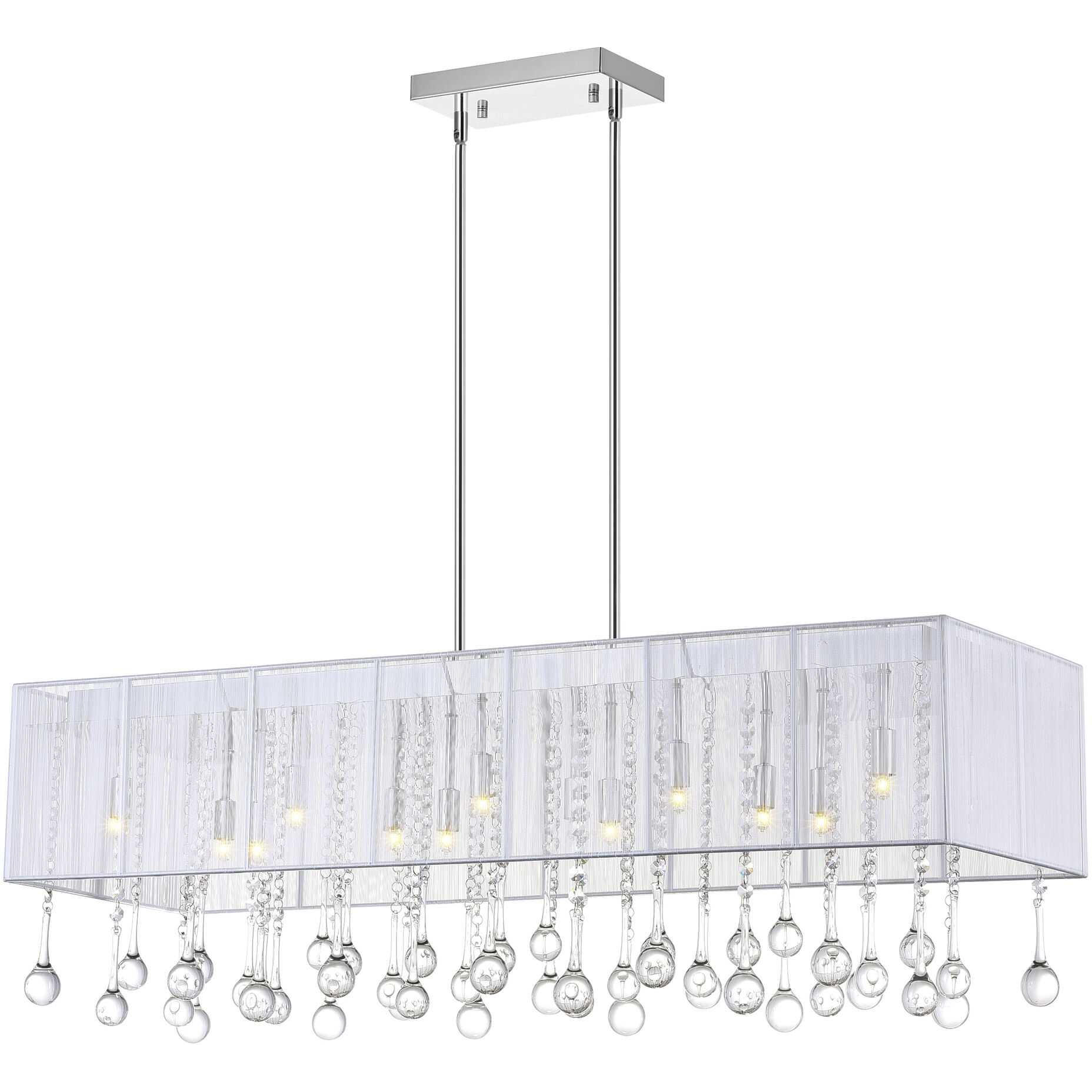 Water Drop 14 Light 13.00 inch Island Light